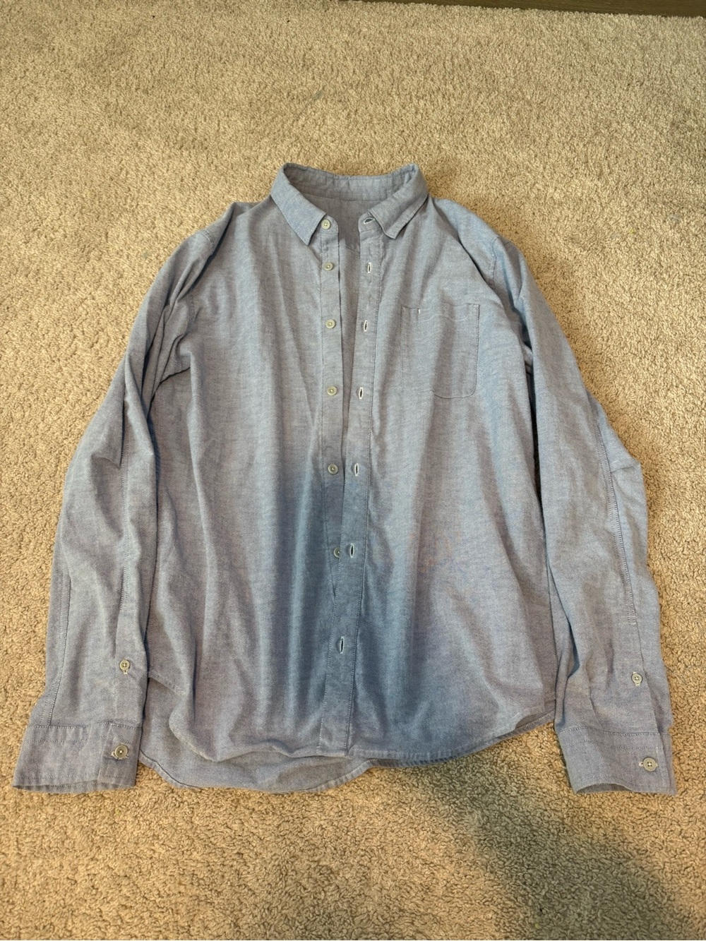 lululemon athletica Men's Button-Down Shirt - Light Blue